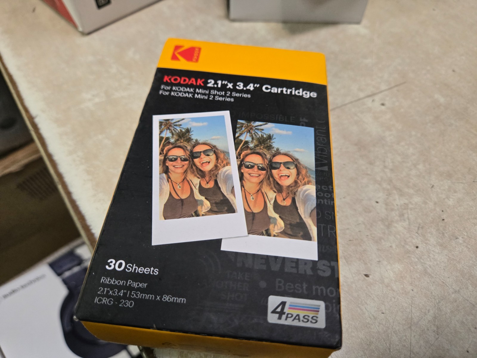 Kodak Cartridge 2.1 X 3.4 30 Sheets For Kodak Mini Shot 2 Series Sealed