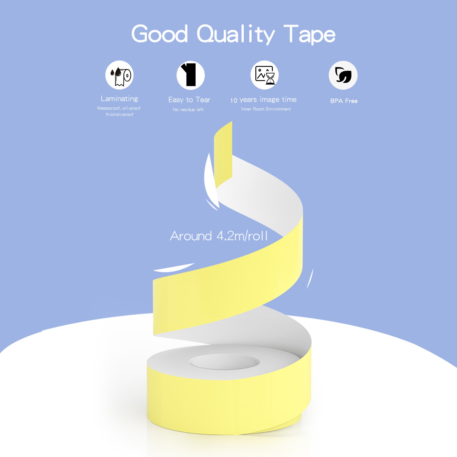 PeriPage Adhesive Thermal Label Paper For L1 Mini Pocket BT Printer