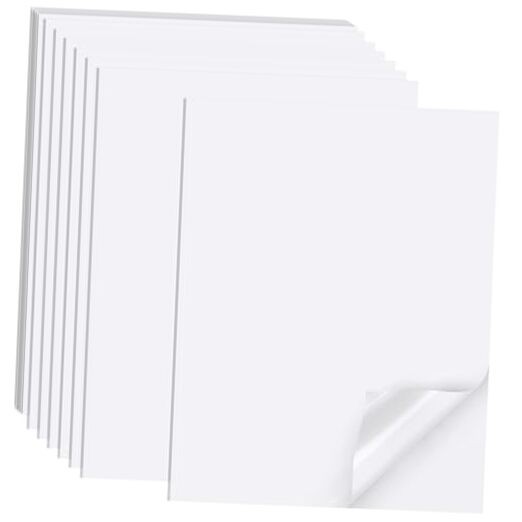 Printable Sticker Paper for Inkjet Printer, 40 Sheets 8.5″x11” Matte Sticker