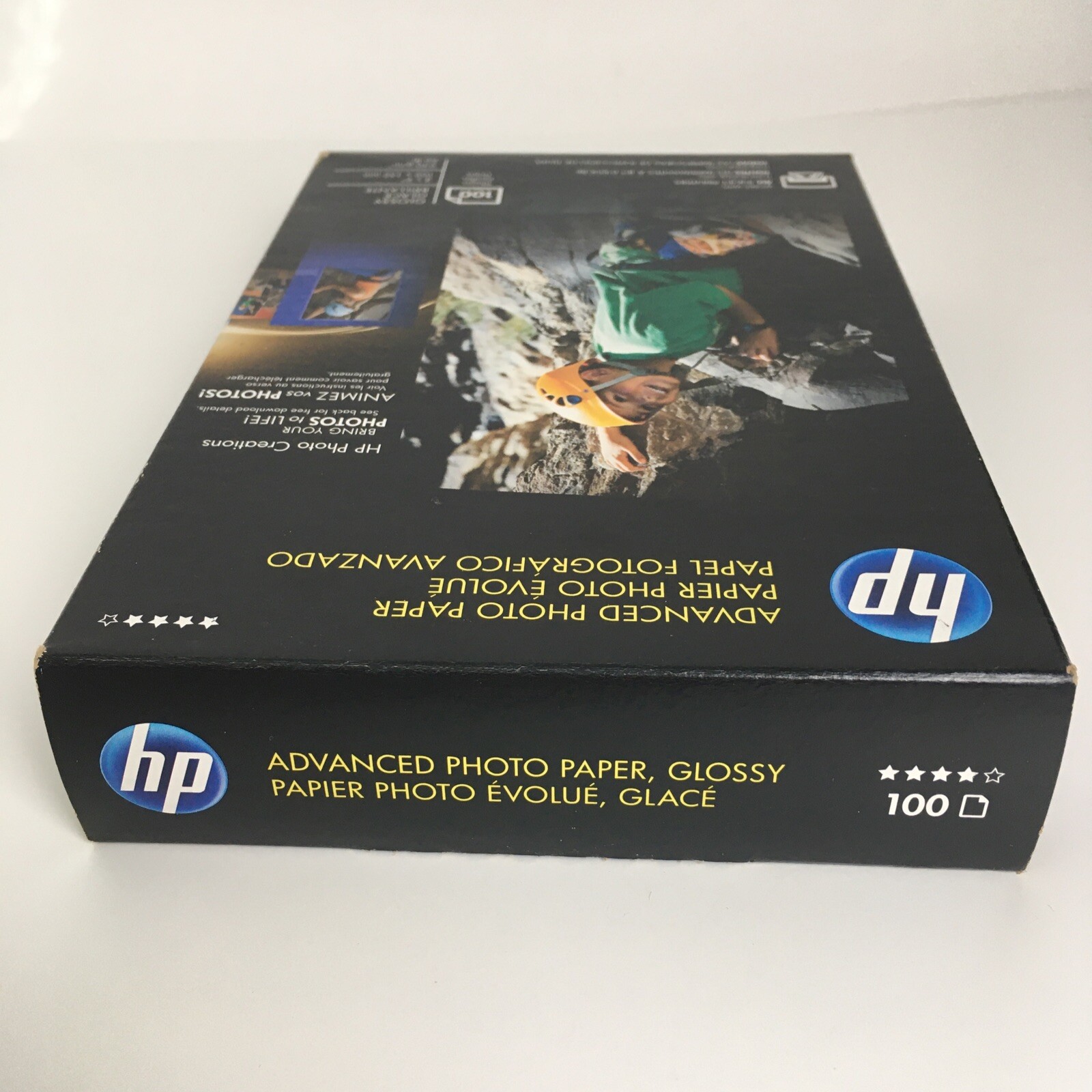 HP Advanced Photo Paper 100 Sheets 4 x 6 inch Glossy Borderless New