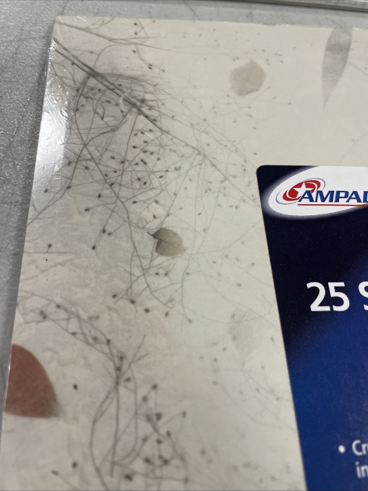 3 Pkgs Ampad Specialty Paper 8 ½” x 11″ Leaves # 35546 Total 75 Sheets New