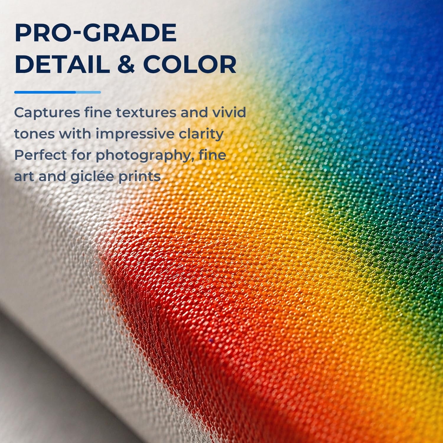 Premium Canvas Roll for Wide Format Printers, Quick Dry Water Resistant for F…