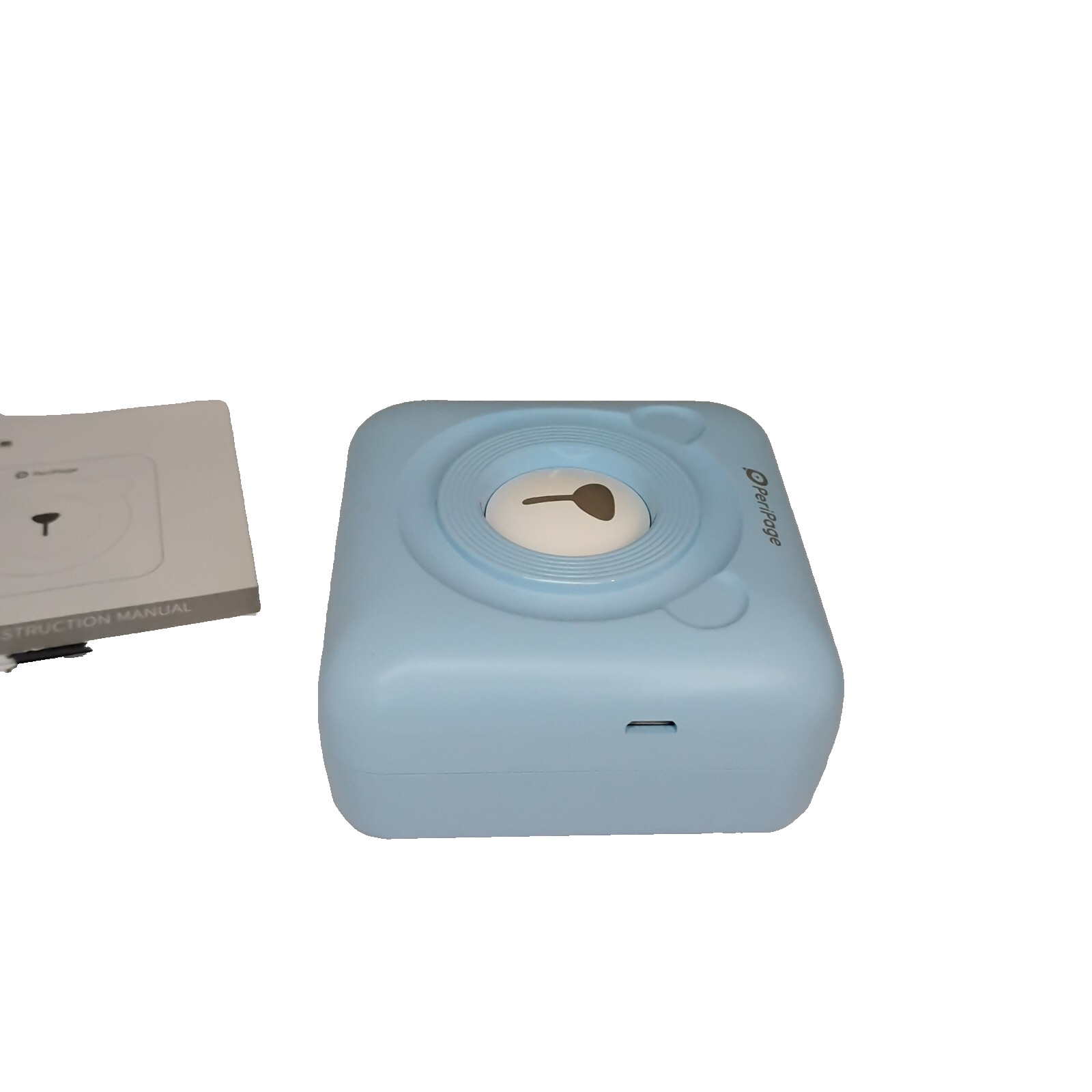 PeriPage A6 Mini Thermal Printer Bluetooth Blue Portable Label Maker w/ Box
