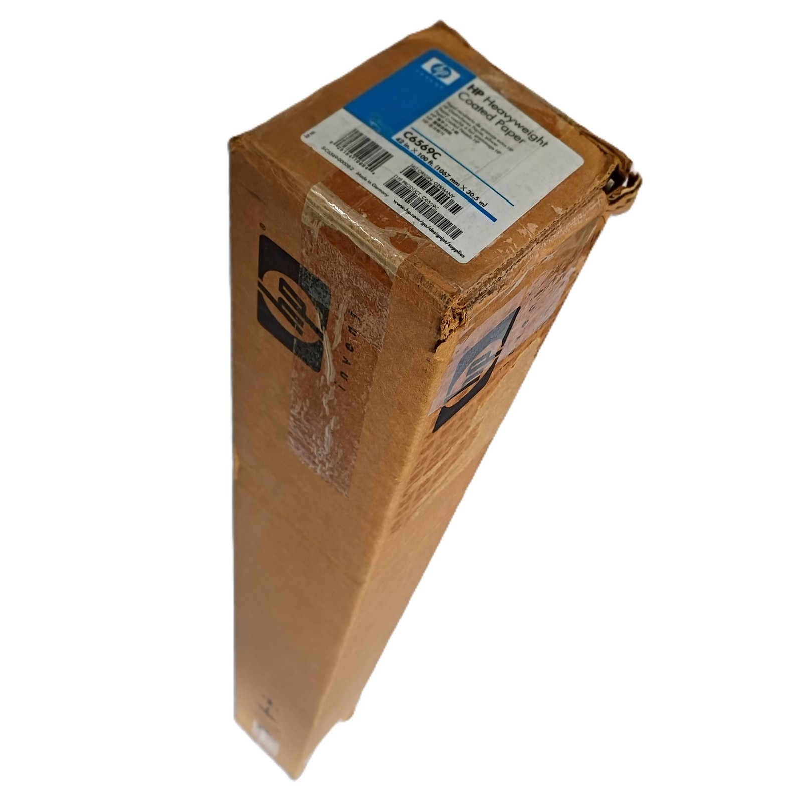 HP Heavyweight Coated Paper Roll 42″ x 80 ft Matte C6569C Wide-Format DesignJet
