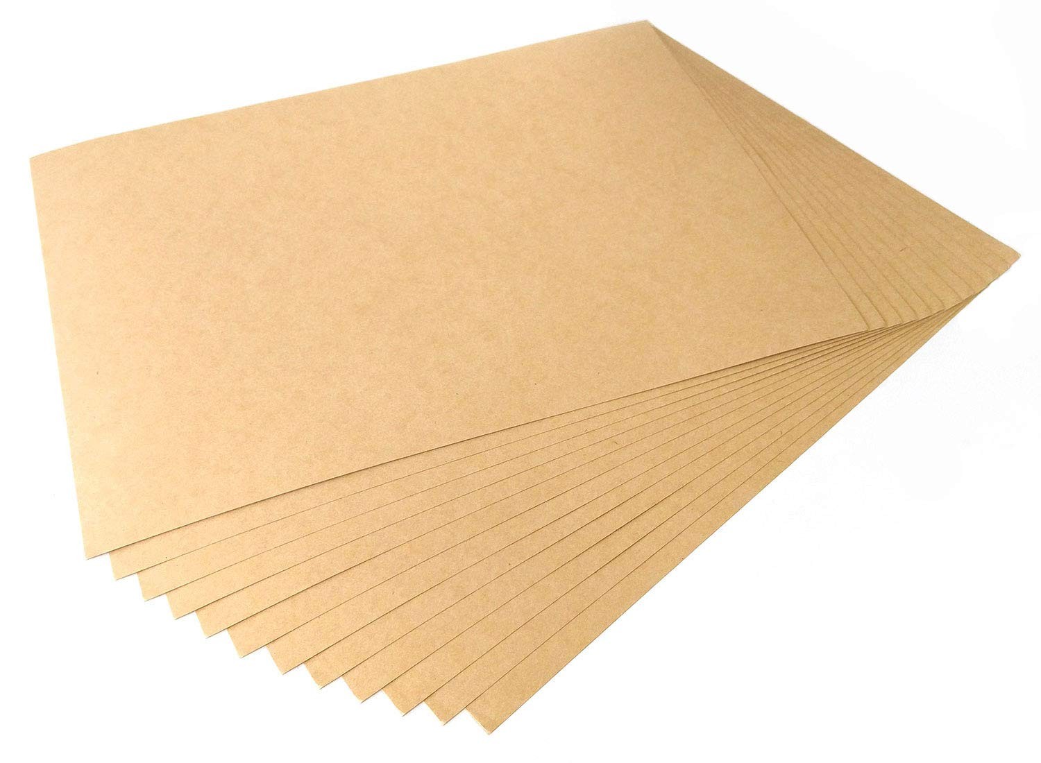20 x A4 160gsm Kraft Sheets Paper Matt Finish / Blank Printing Card Craft Sheet