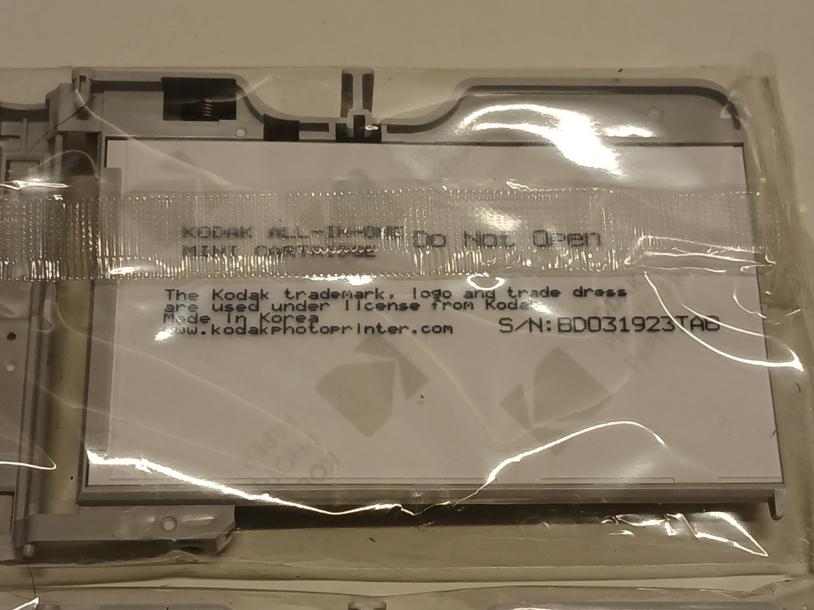 Kodak Cartridge 2.1 X 3.4 30 Sheets For Kodak Mini Shot 2 Series READ DESCRIPT