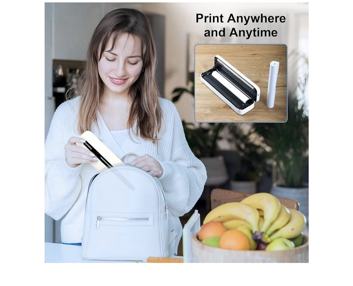 2 Rolls Phomemo Thermal Paper 8.5’’ x 11’’ US Letter Size, Advance. Thermal.