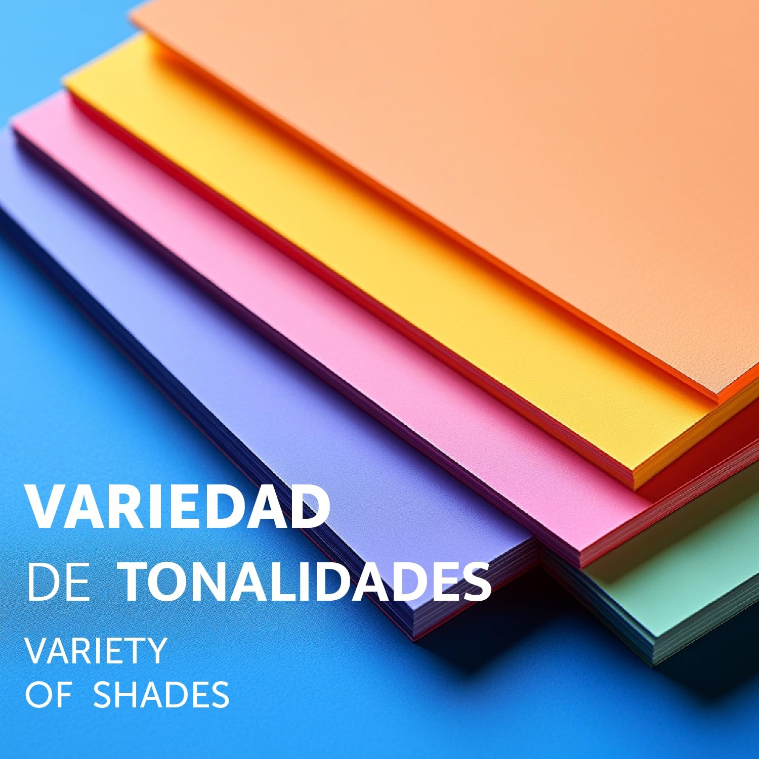 Colourful Paper A3 80g for Printers & Crafts, Coloured Sheets for Kids, Creat…