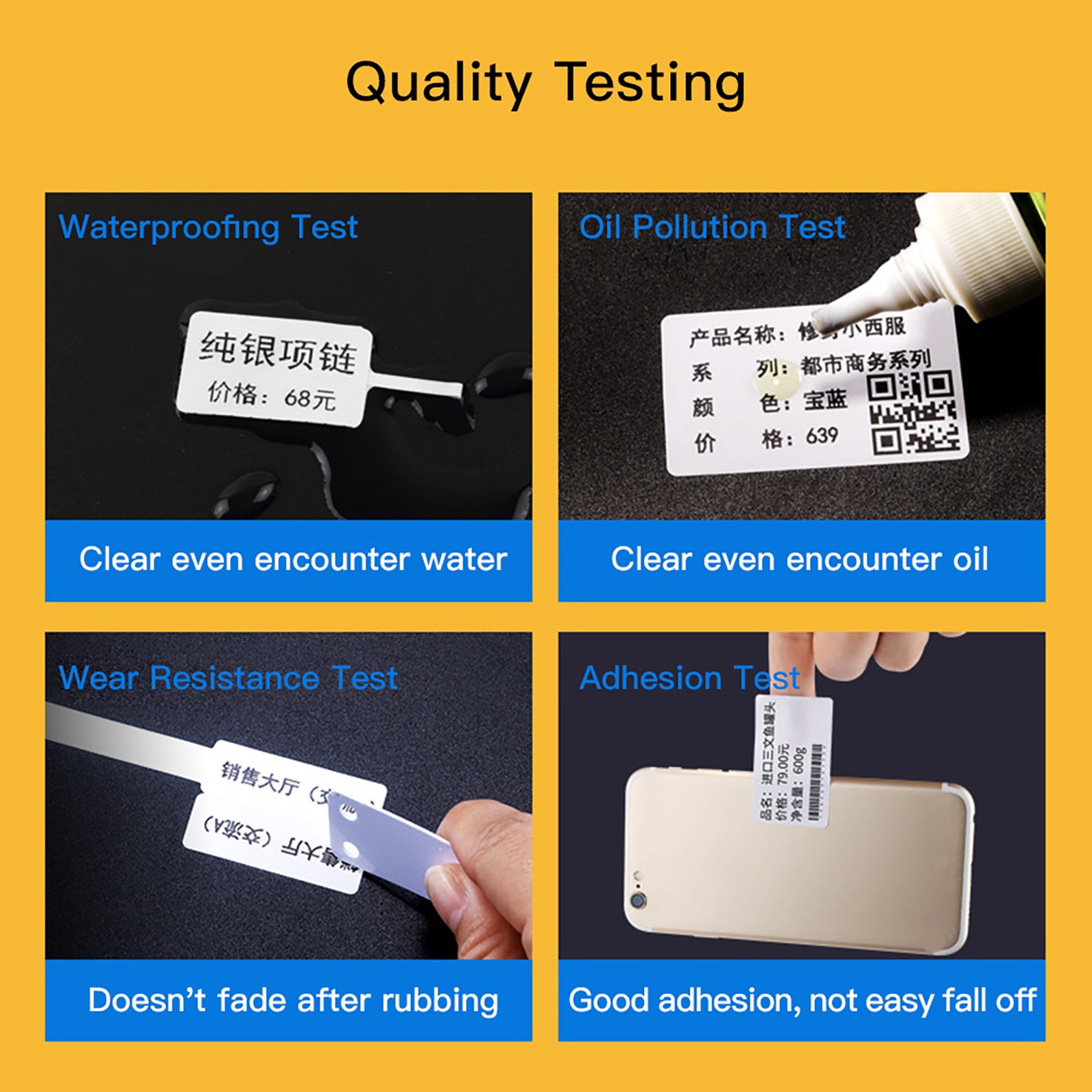 2-Niimbot White Blank Thermal Printing Paper Roll For B21 Label Printer Barcode