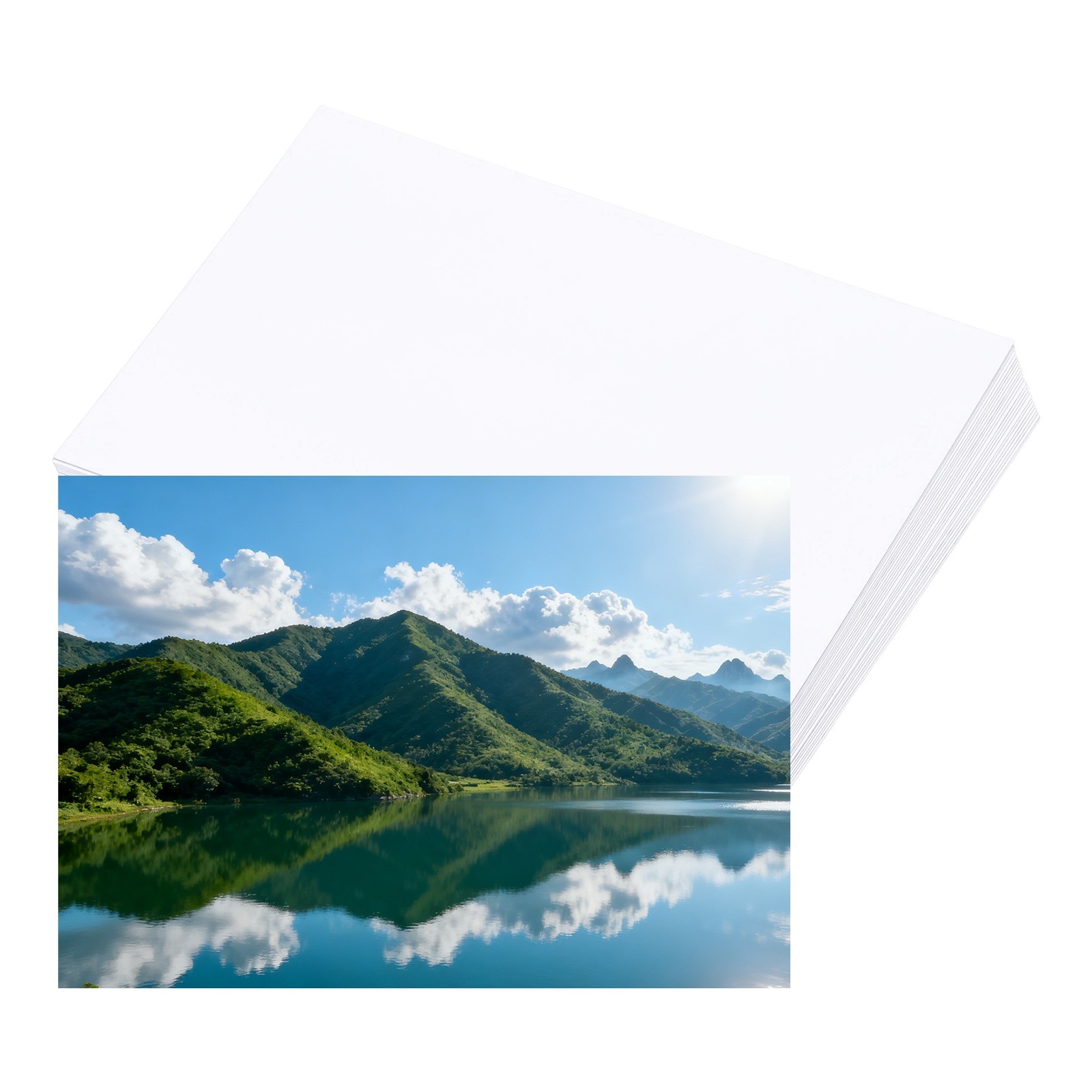 5″x3.5″ RC Glossy Photo Paper, 25 Sheets Inkjet Photo Paper 260GSM Resin Coated