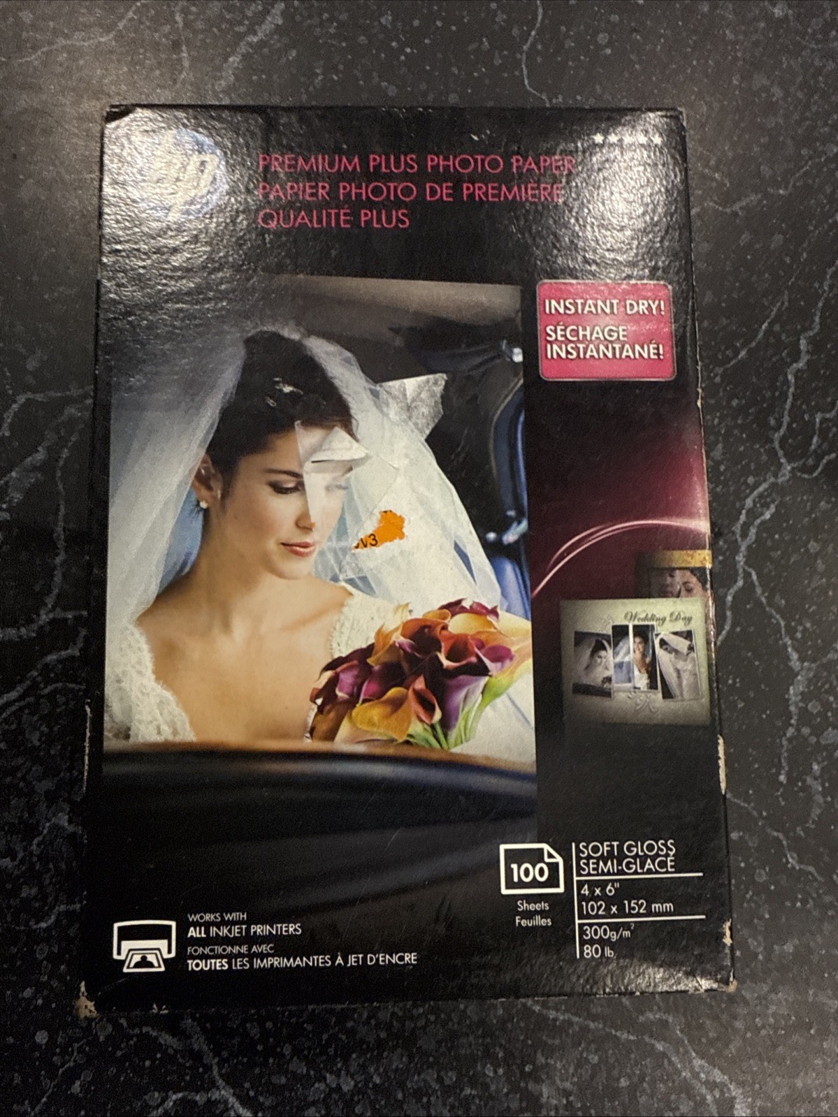 HP Premium Plus 4 x 6″ Soft Gloss Photo Paper – 100 Sheets – For All Inkjets