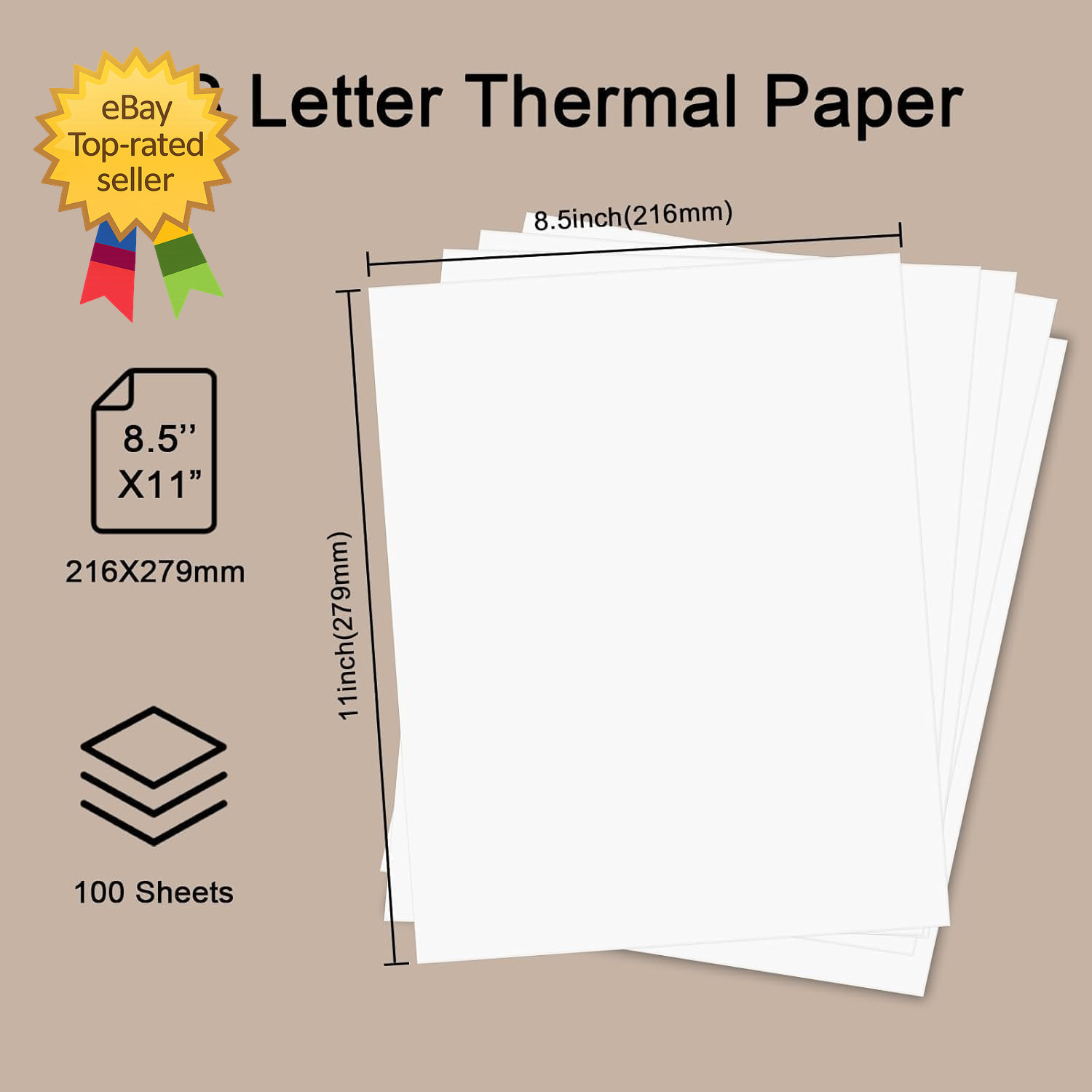 Sheets Thermal Printer Paper Letter Size Advanced Printing Paper Thermal Paper