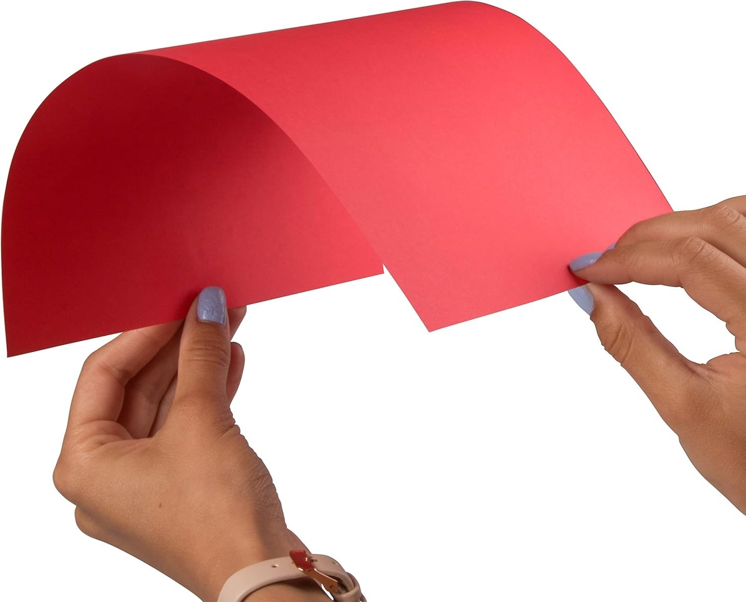 Vibrant Red 24lb Smooth-Free Paper – 8.5 x 11 – 100 Sheets for Creative Use