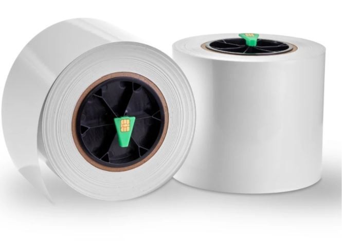 White Matte BOPP Roll for IColor™ 250 – Non Die Cut (4.75 in X 150 ft) 2 pack