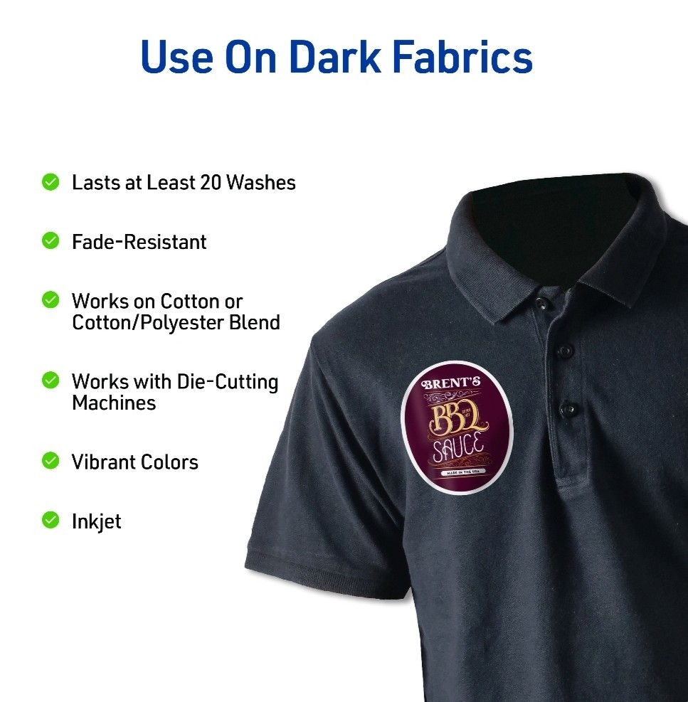 Avery 3279 Iron-On InkJet TShirt Transfers 5Sheets DARK8.5″ x 11″SEALED(7 Packs)
