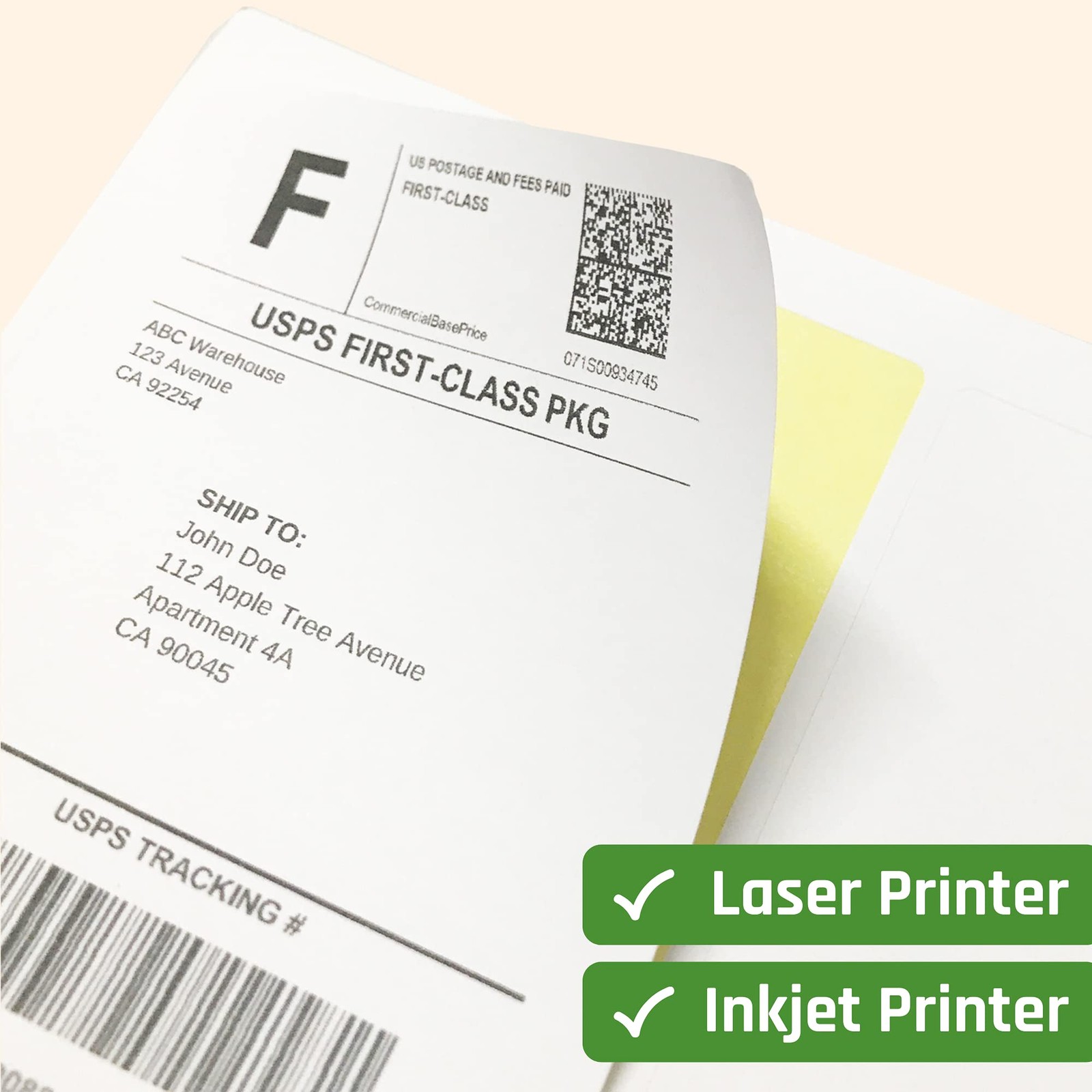 150 Sheets Sticker Paper for Printing A4, Labels Self Adhesive Printable Ba…