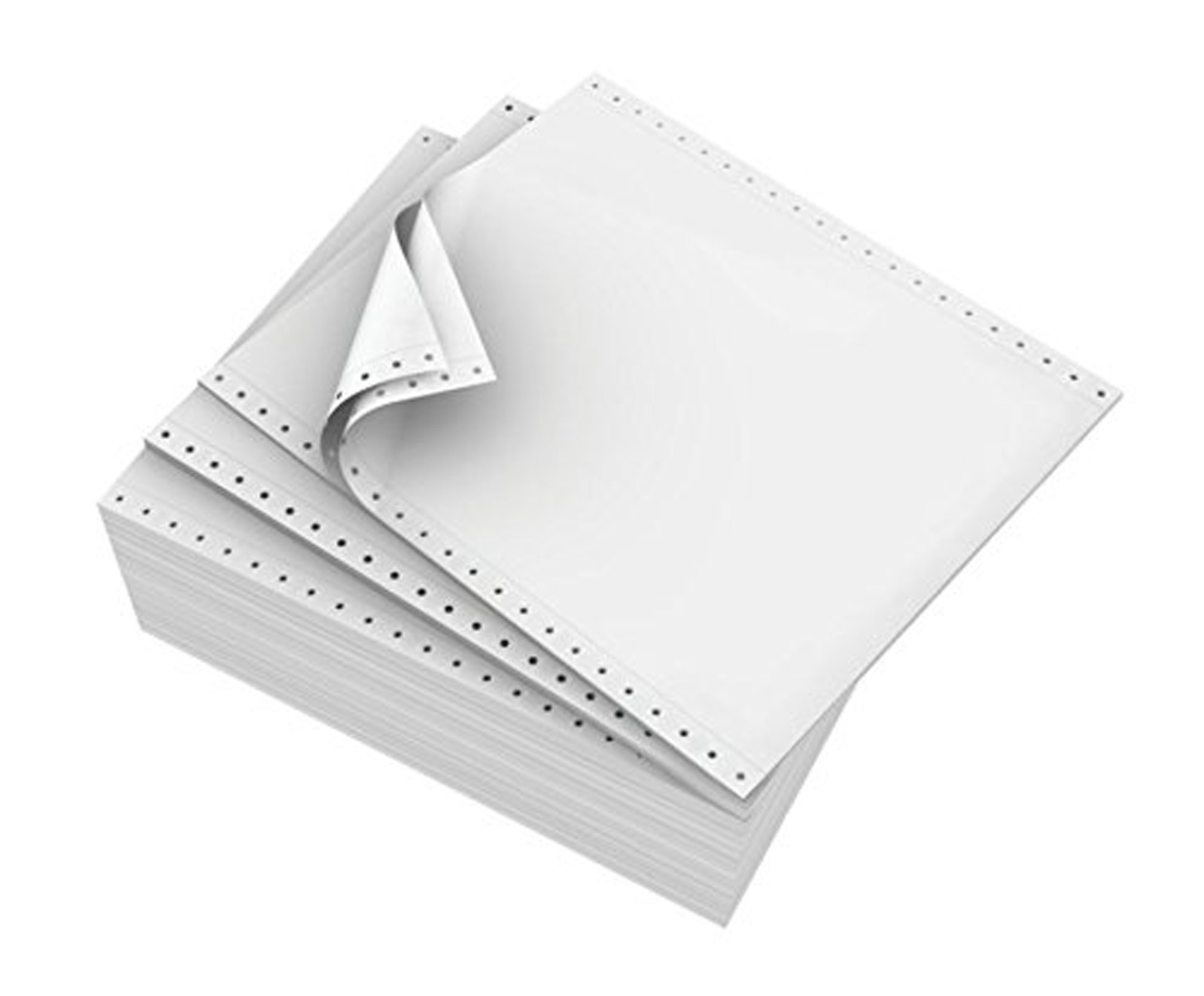 2 Part Computer Paper White on White Generic Domtar 1700 Sheets 9.5 x 11