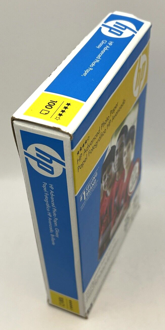 HP Advanced Photo Paper Glossy Borderless 4 x 6″ 11.5 mil 100-Sheets Inkjet