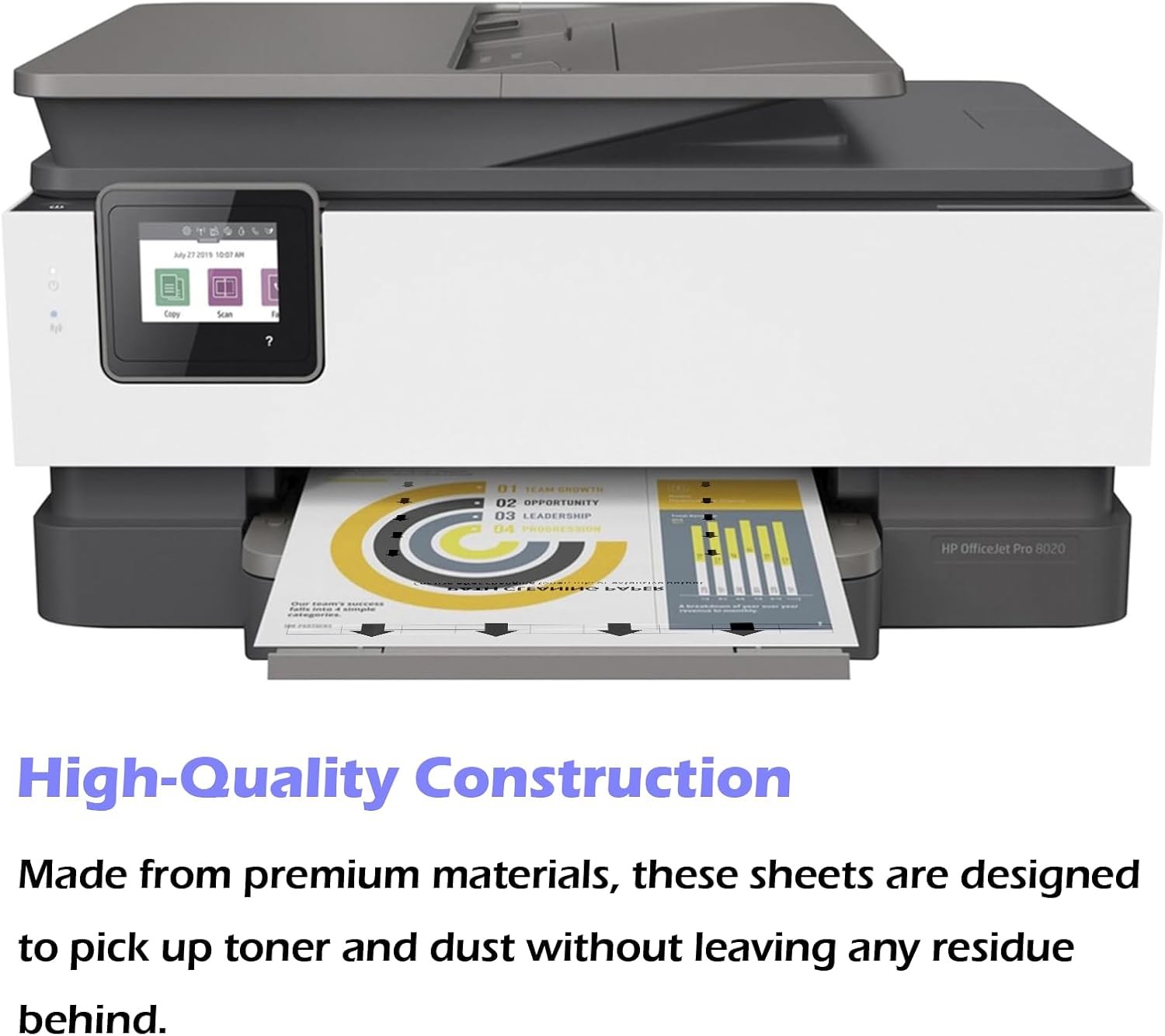 Printer Cleaning Sheets, Letter Size, 15 Pack Laser & Inkjet