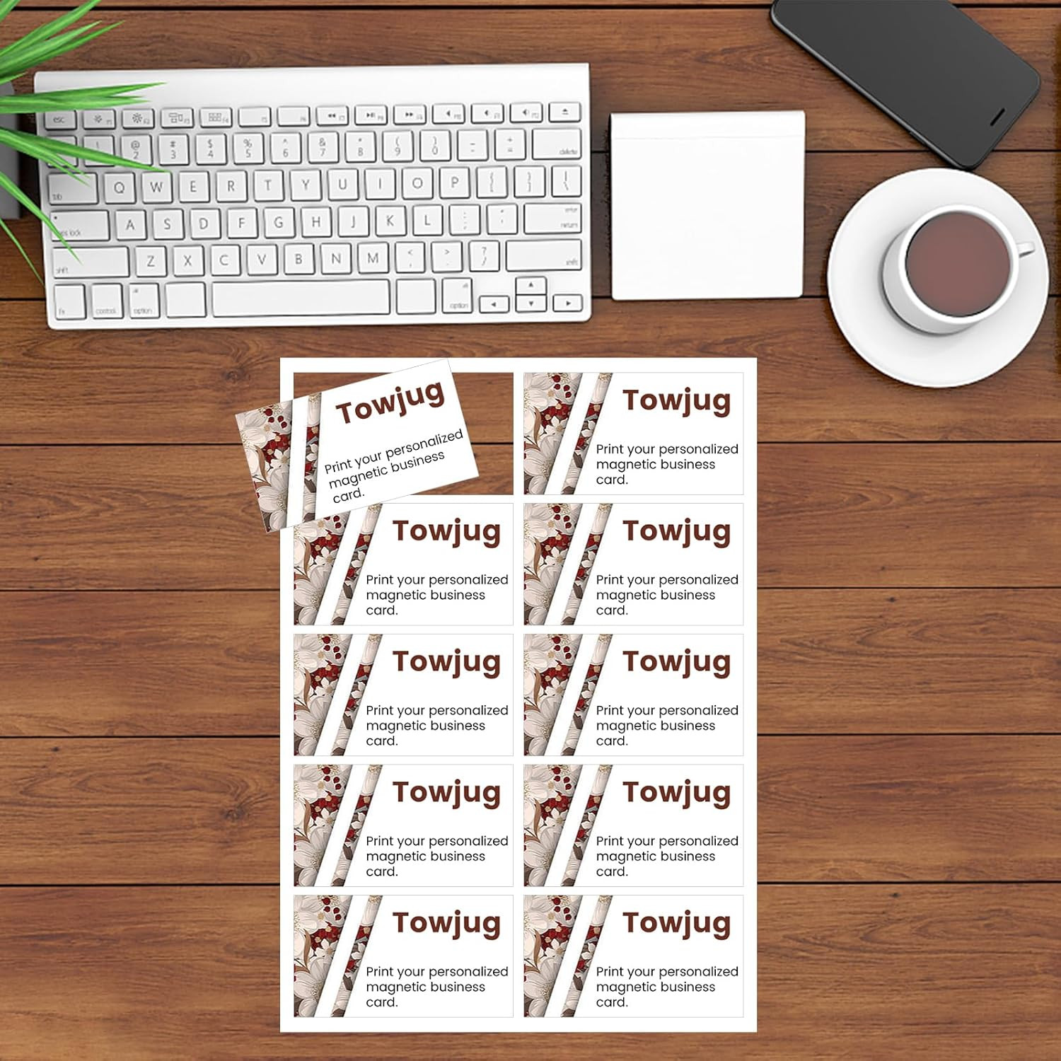 Printable Magnetic Sheets 8.5X11 Inches for Inkjet Printers, 8 Sheets Glossy Pri