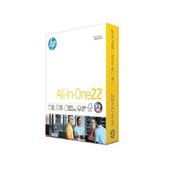 HP All-In-One22 Printer Paper White 8.5x11in 22lb 500 Sheets