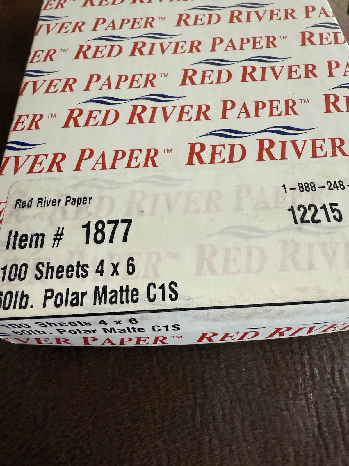 Red River Paper Polar Matte C1S 60lb 4×6 100 Sheets New 1877