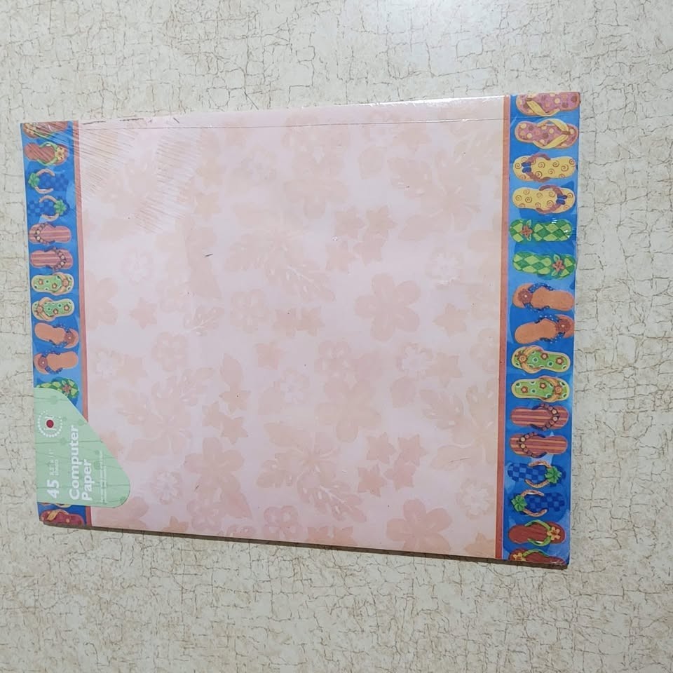 Border Computer Paper Decorative 3 pks Roses Celebration Patchwork