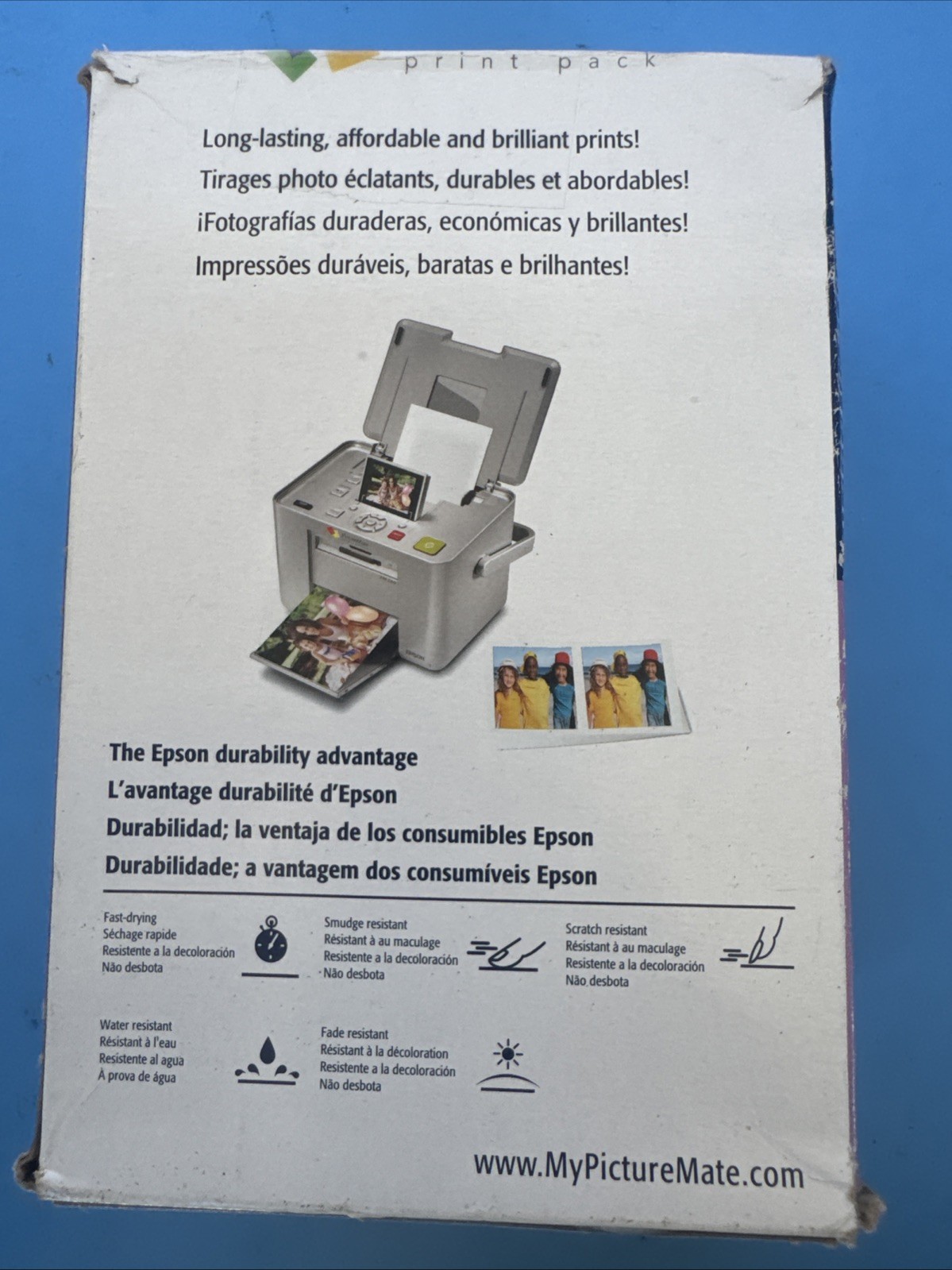 Epson PictureMate 150ct Photo Paper T5846 New Open Box