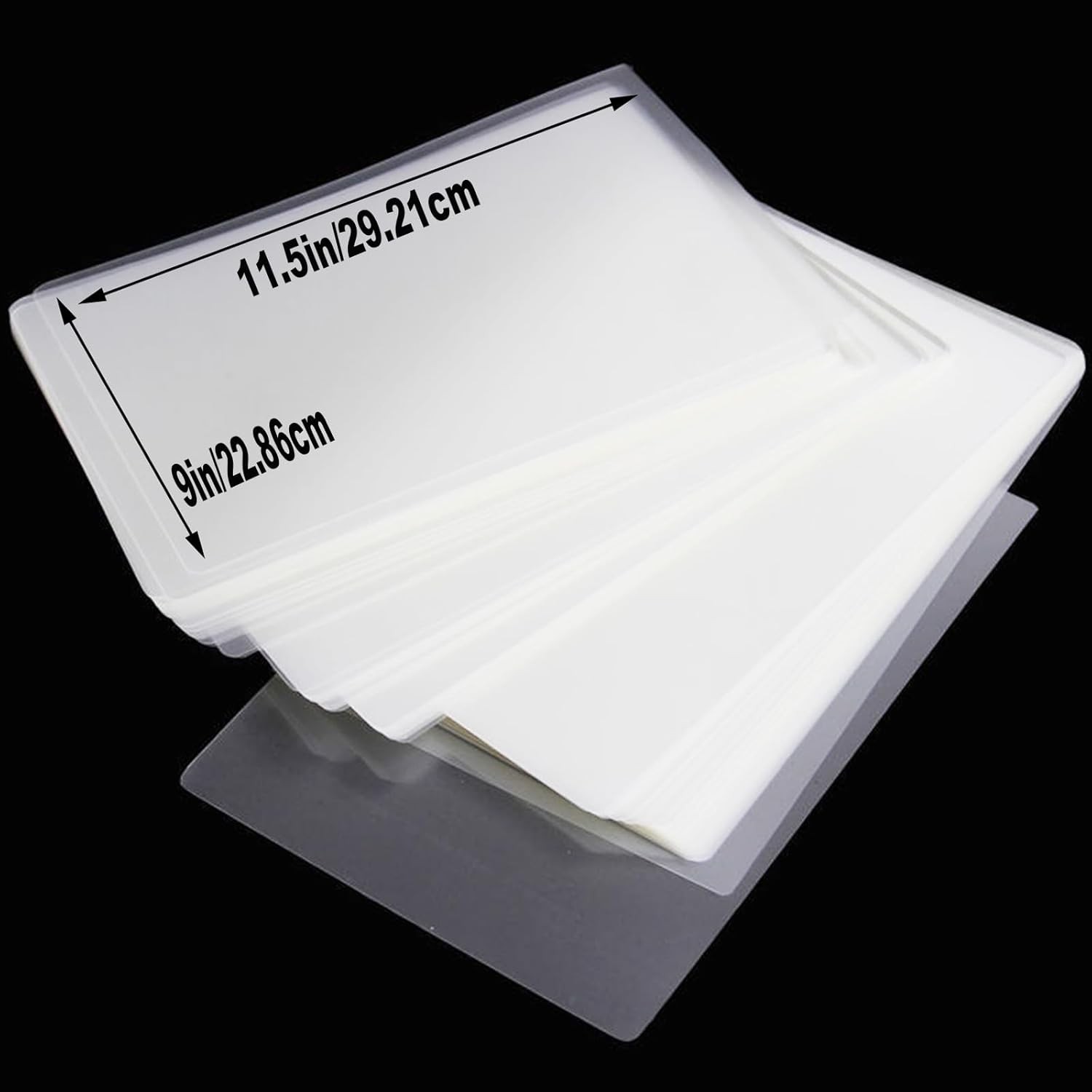 30 Pack Laminating Sheets, Clear 9 x 11.5 Inch Thermal Laminating Pouches for