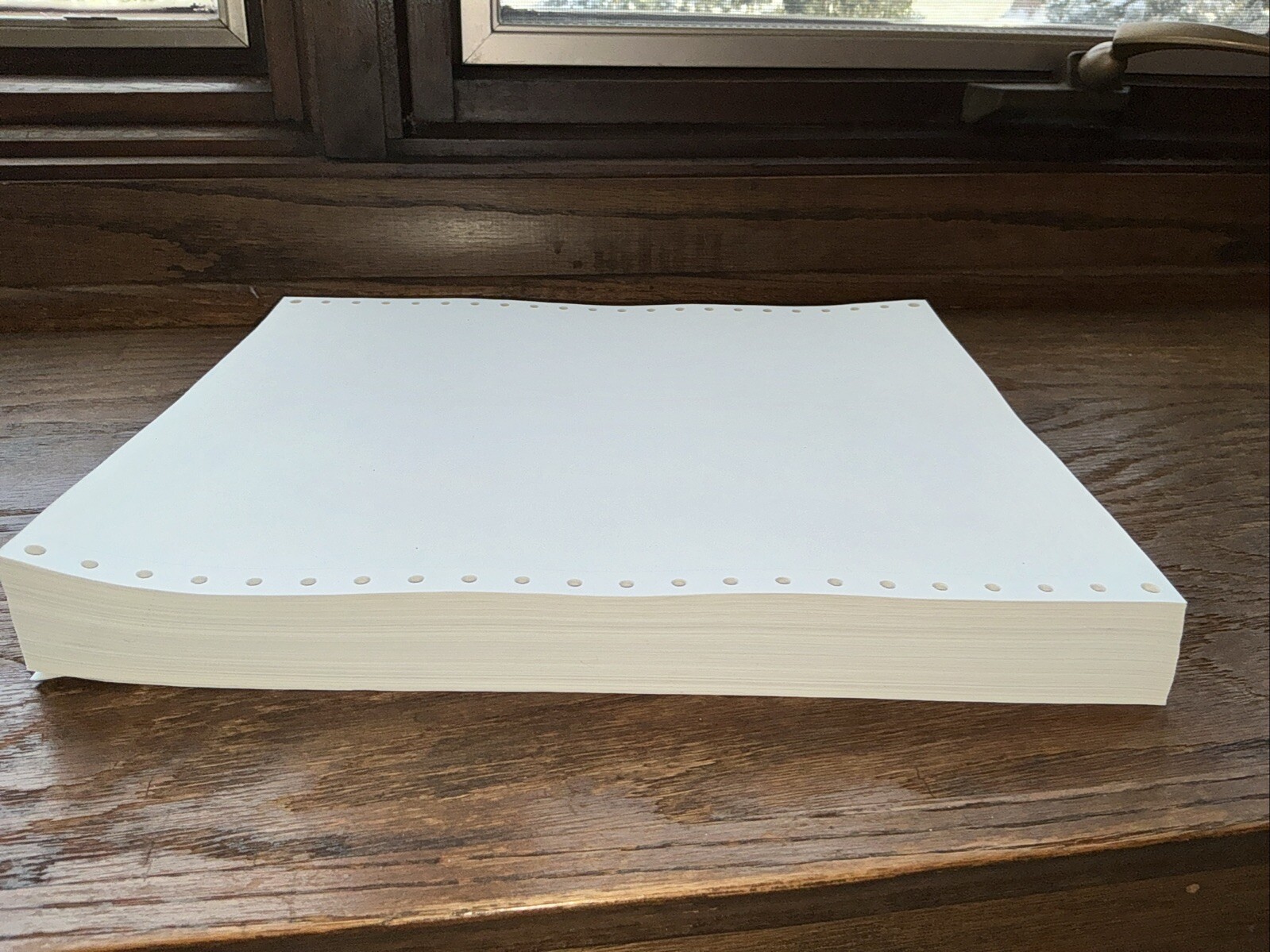 220 Sheets Continuous Feed Printer Paper 9.5×11 inch