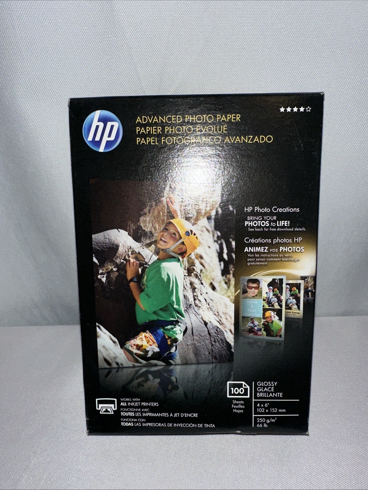 Hewlett Packard Q6638A 4 x 6 inch Glossy Printer Paper – 100 Sheets