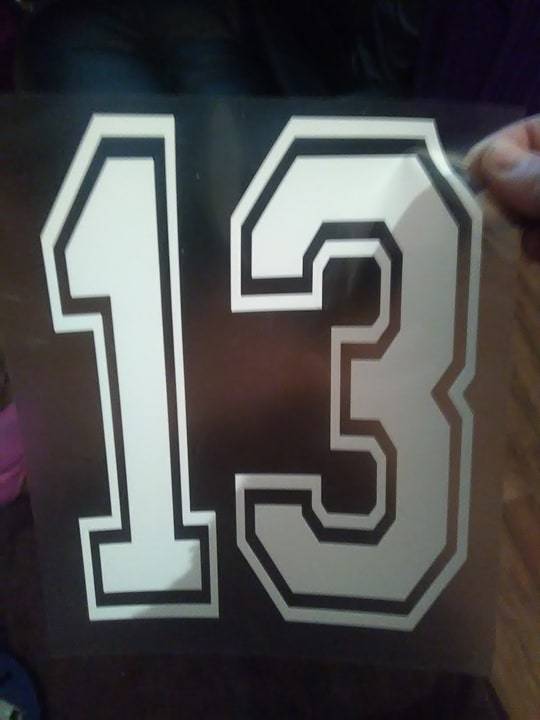 custom vinyl iron on transfers WHITE HTV A5 (120x180mm) Any events taken