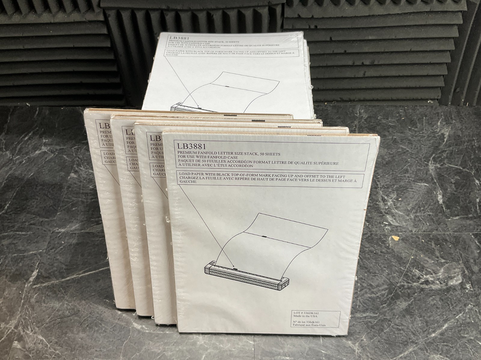 Brother Premium Fan Fold Letter Size Paper 50 sheets 32 pack LB3881 | 🇺🇸✨🇺🇸
