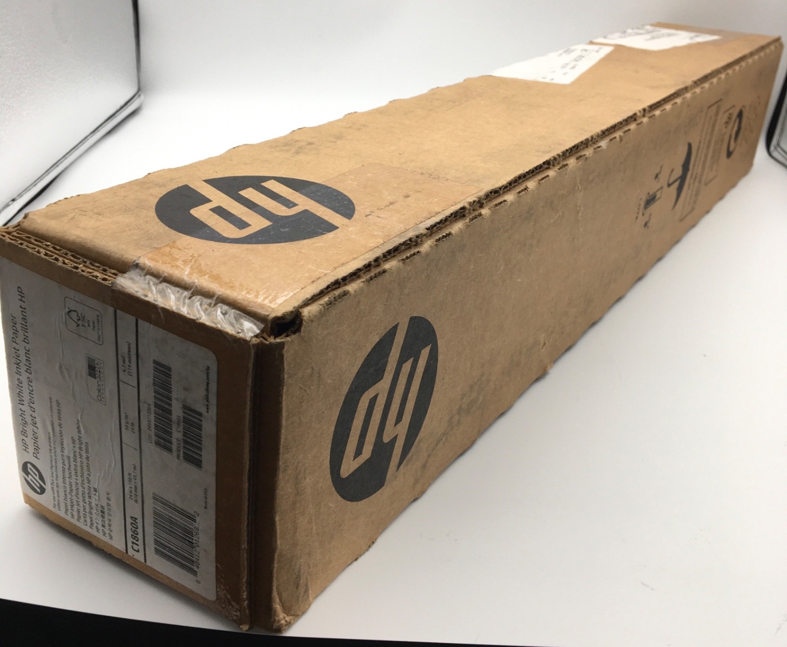 HP Bright White Inkjet Paper 24 Inches x 150 Feet Roll C1860A, NEW Genuine HP!