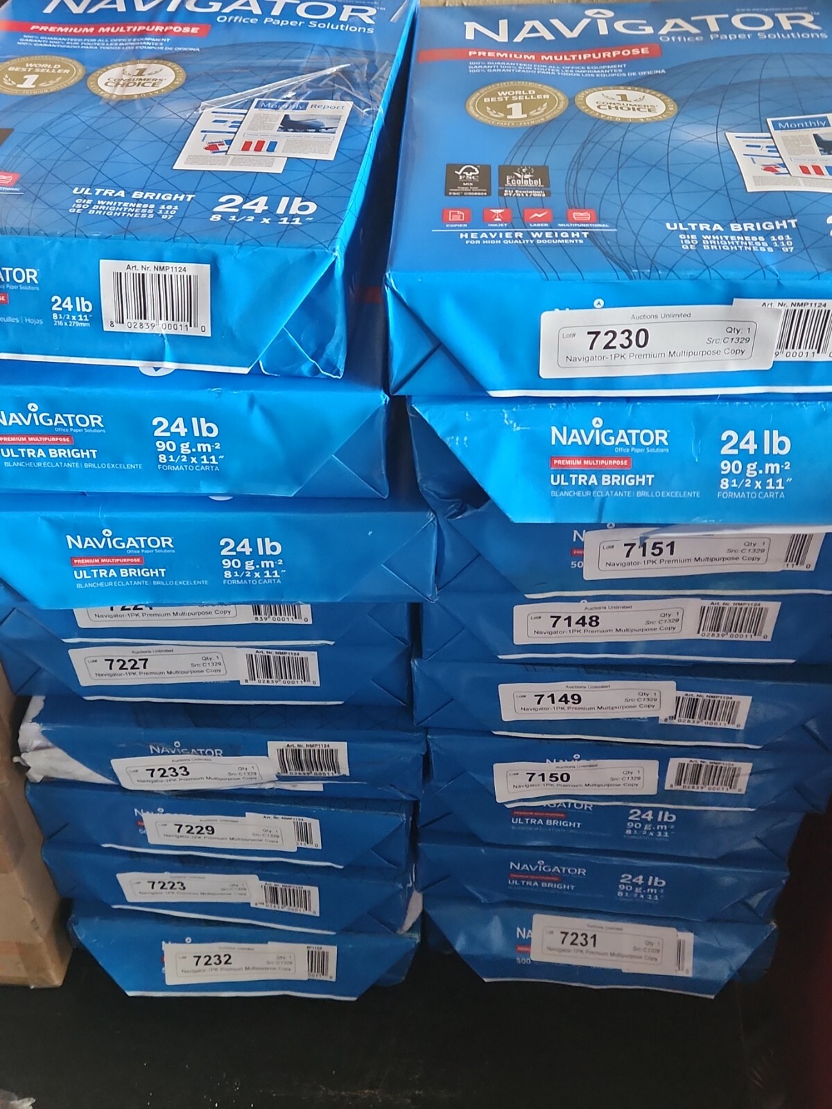 1 x Navigator NMP1124 Copy & Multipurpose Paper – Letter – 8 1/2″ x 11″ – 24 lb