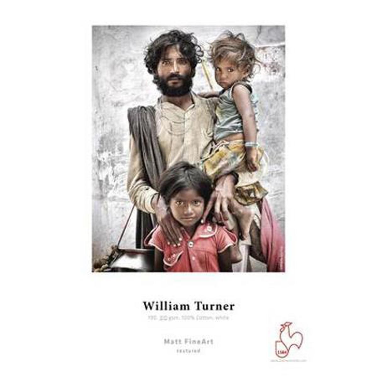 Hahnemuhle William Turner, 100 % Rag, Natural White Matte Inkjet Paper, 16 mil.,