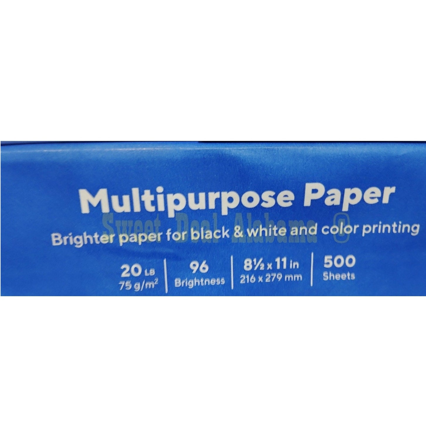 1 Ream, 500 Pages, TRU RED 8.5″ X 11″ Multipurpose Paper, 20 Lbs., 96 Brightness