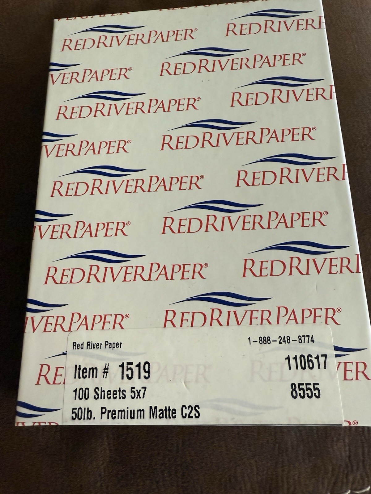 Red River Paper 5×7 50 Lb Premium Matte C2S 100 Sheets New 1519 110617