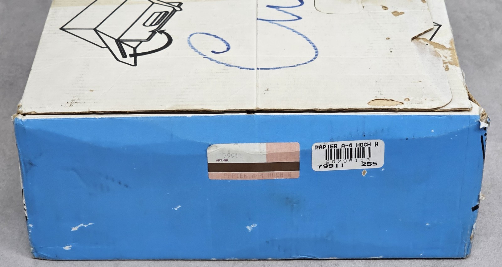 Computer Pak Papier A-4 Hoch White Continuous Tractor Printer Paper, 1 Unit