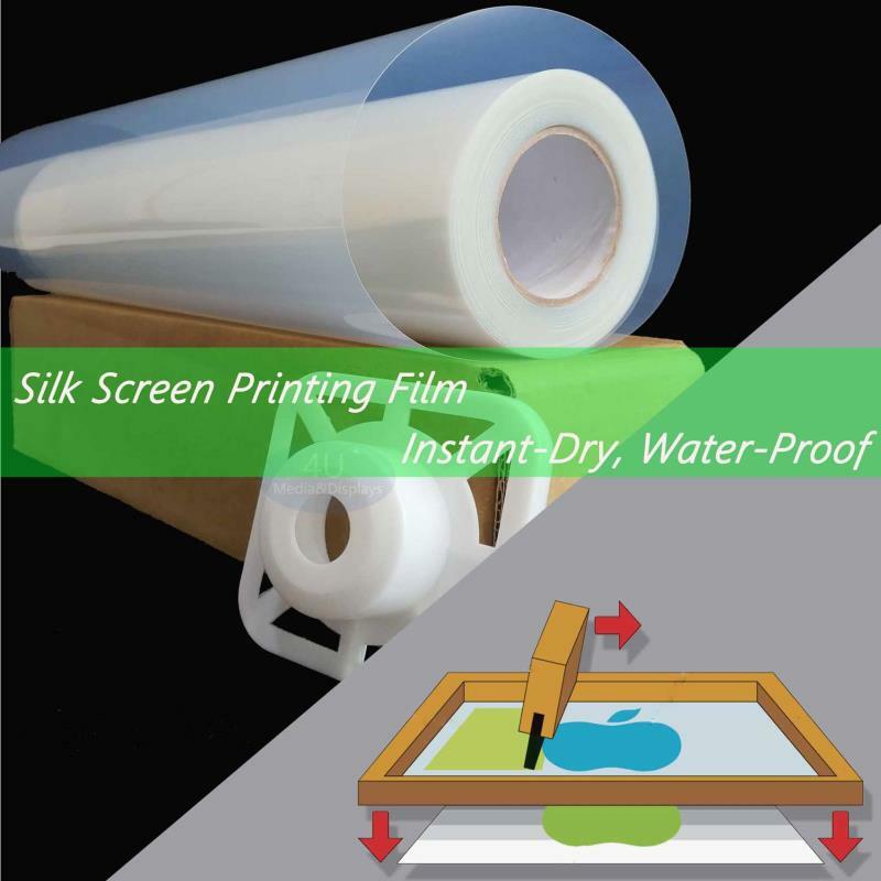 Waterproof Inkjet Instant-Dry Screen Printing Transparency Film 22″x100ft