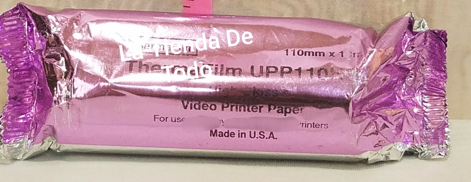 VIDEO PRINTER PAPER THERMA FILM FITS FOR UPP110HG 110MM HIGH GLOSS 2 ROLLS READ