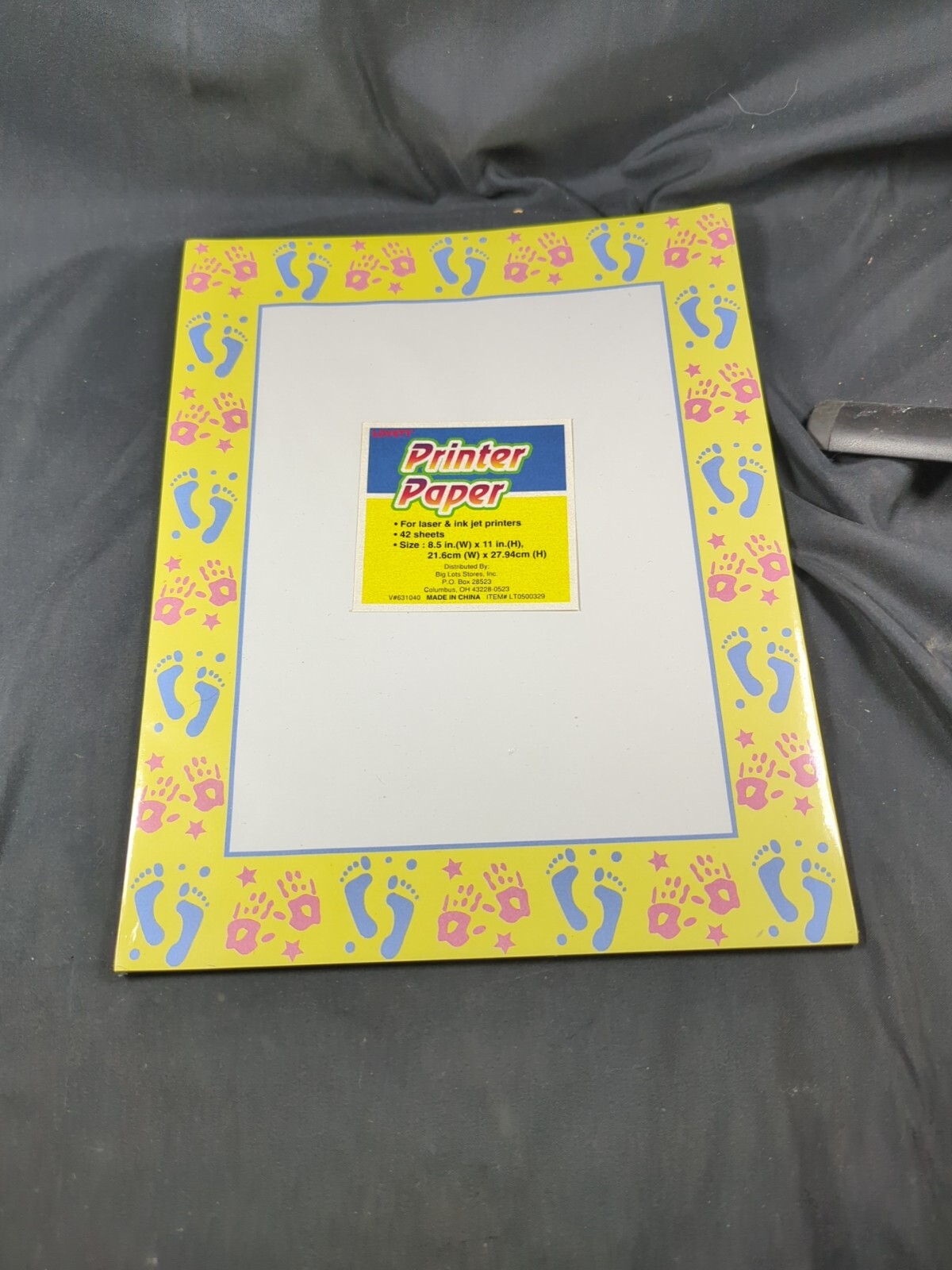126 Sheets Floral Flowers Roses Pansy Baby Foot Hand Prints Computer paper 