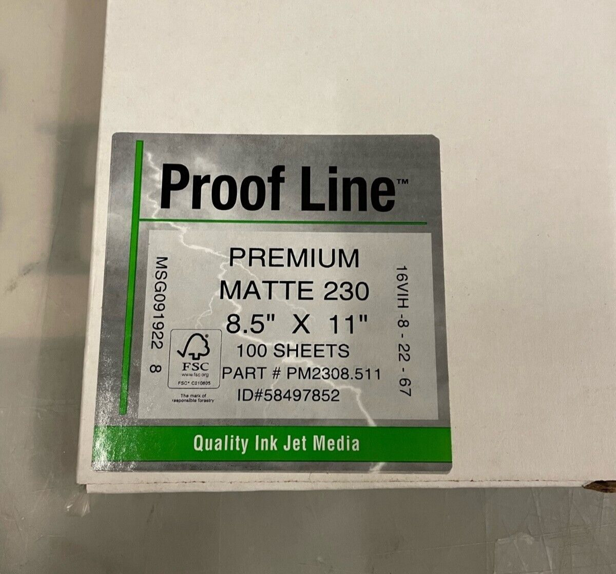 Ultra Premium Matte 230gsm InkJet Photo Paper, 8.5″x11″, 100 sheets, Epson Canon