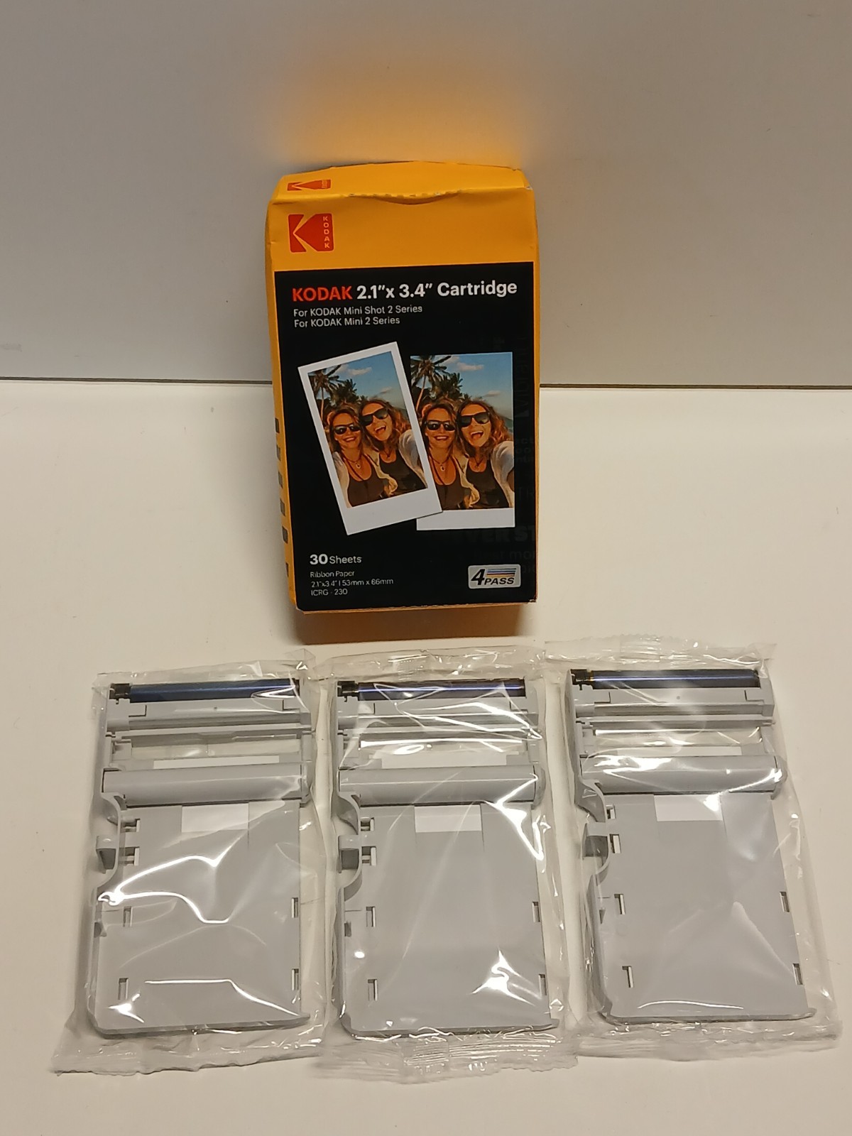 Kodak Cartridge 2.1 X 3.4 30 Sheets For Kodak Mini Shot 2 Series READ DESCRIPT