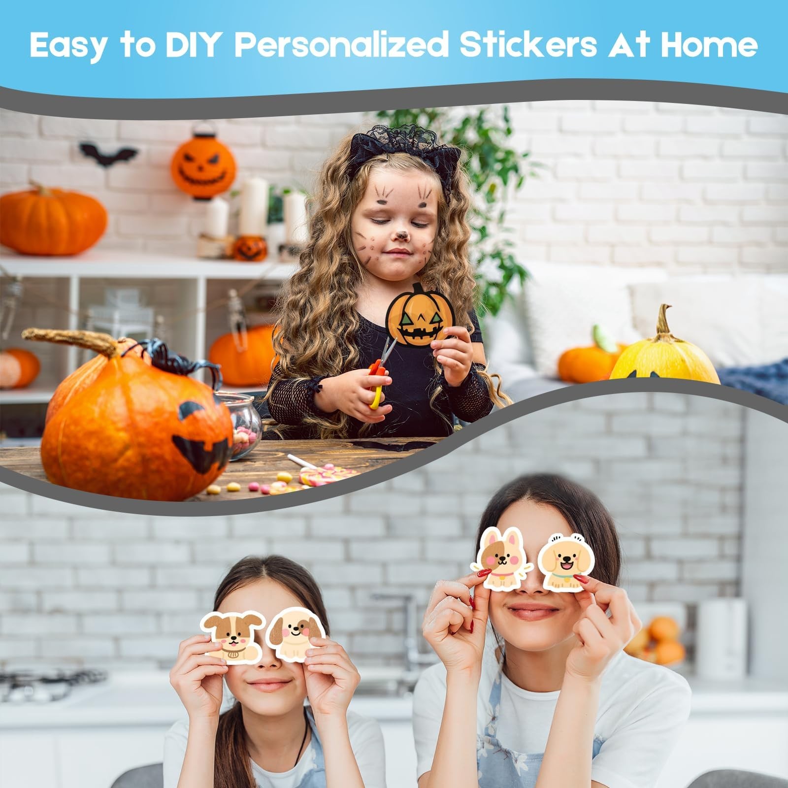 Premium Printable Clear Vinyl Sticker Paper for Inkjet Printers, 30 Sheets Tr…