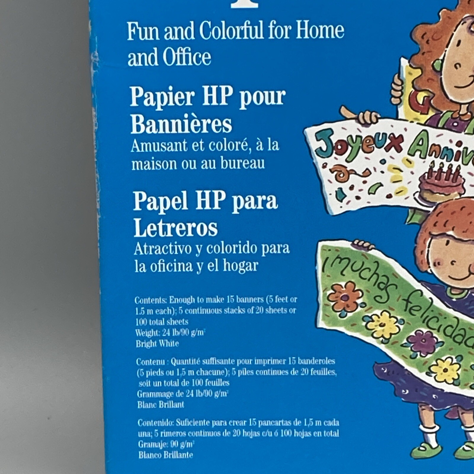 HP Banner Paper for Inkjet Printers – Make your own Banners NEW SEALED