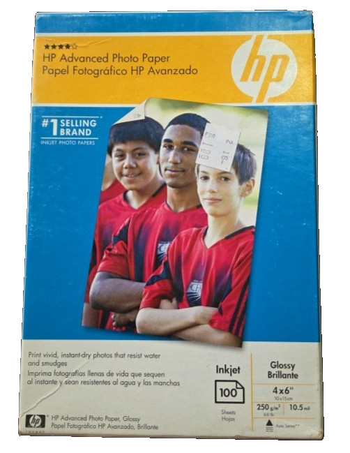Hewlett Packard Q6638A Lot of Two 4×6 Glossy Advanced Photo Paper – Vintage NIB
