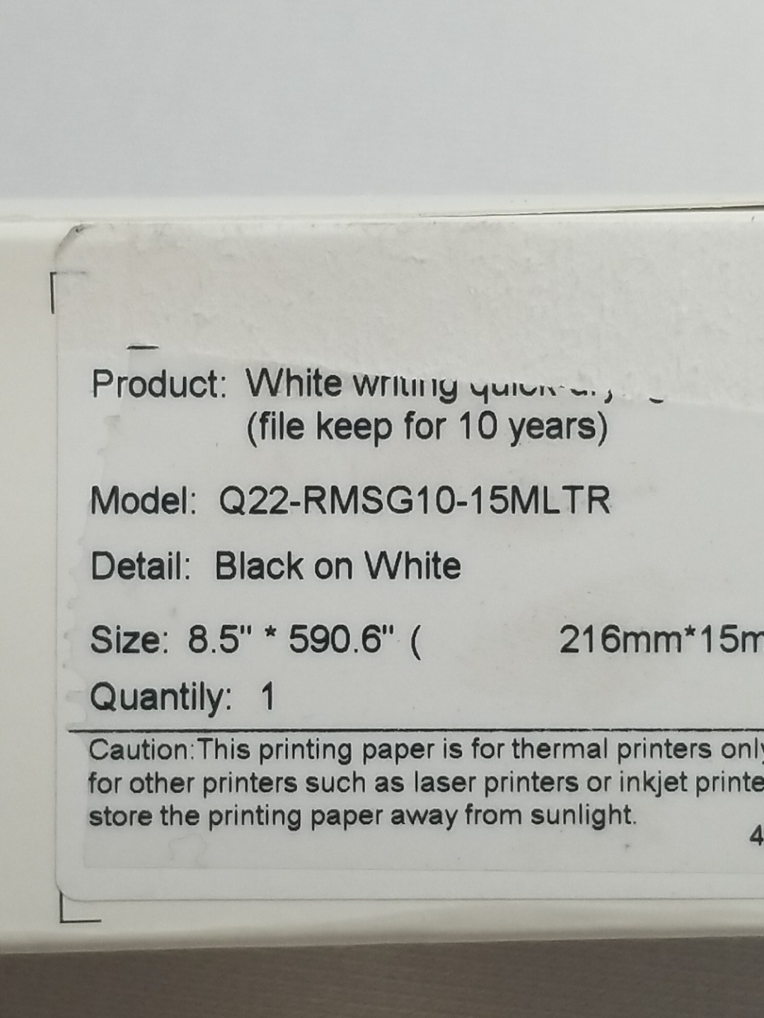Phomemo Inkless Thermal Printer Paper for Letter Size Printing 8.5″ X 590.6″