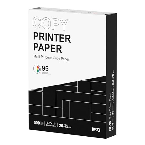 Multipurpose Copy Printer Paper, 8.5 x 11, 20lb, 1 Ream 1 Ream | 500 Sheets