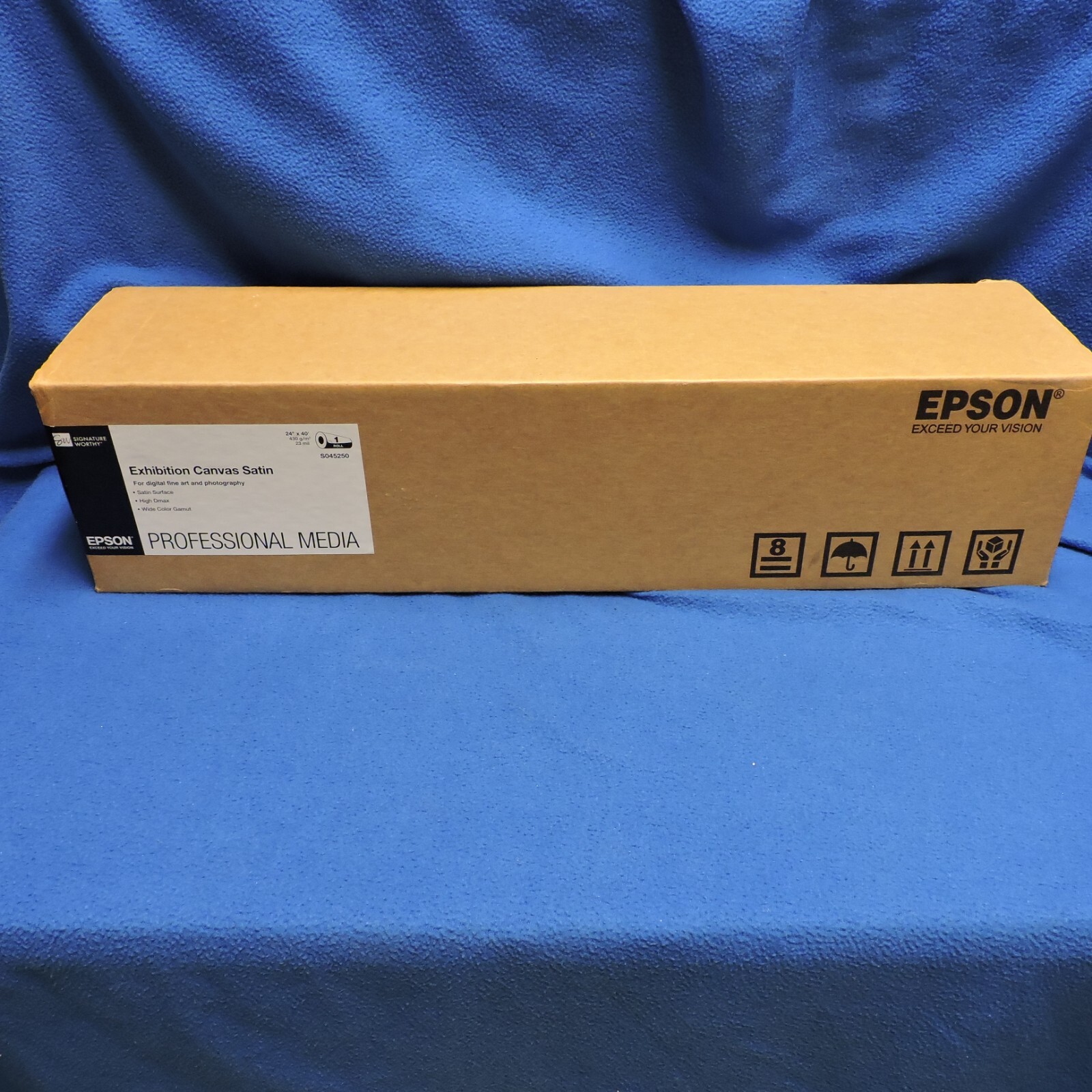 Epson Exhibition Canvas Satin S045250, 24″ x 40 ft. Roll